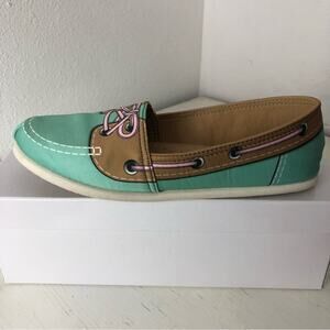 Report Rueben mint boat shoe size 8 wide